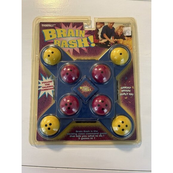 Vintage 1994 Tiger Electronics Brain Bash Voice Command Memory Game Music Tested - Picture 2 of 12